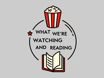 Watching & Reading design email icons illustration typography