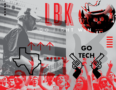 Gameday - Texas Tech - August 30, 2019 design illustration typography vector