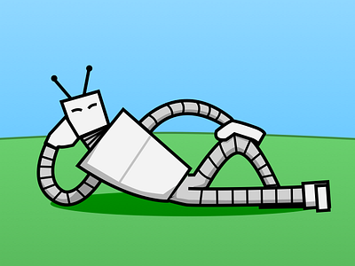 Lazy robot robot