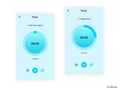 Timer daily ui 014 daily ui challenge daily ux mobile ux timer app timer mobile app timer mobile ux ux daily design challenge