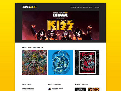 Band Job Brawls band job community contest homepage the black axe website