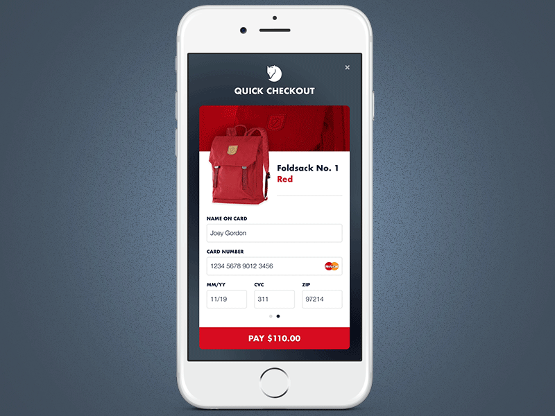 DailyUI 002 - Credit Card Checkout 002 credit card checkout daily ui 002 dailyui ios iphone xcode