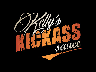 Kelly's Kickass Sauce logo design logos