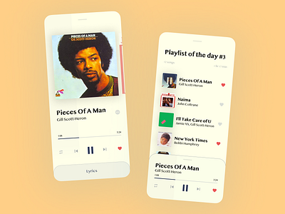 Music player – Daily UI #009 app applemusic dailyui design figma spotify ui