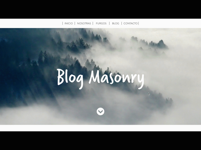 Blog Masonry blog blog design design ui ux website design