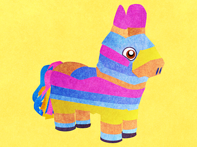 Cool Carousel - Tropsicles Album Art burro design hispanic illustration mexico piñata portfolio vector