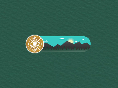 Snowflake advent animation christmas design illustration mountains slider slider design winter