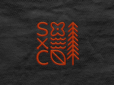 Spring cut logo design illustrator logo logodesign minimal organic sc spring