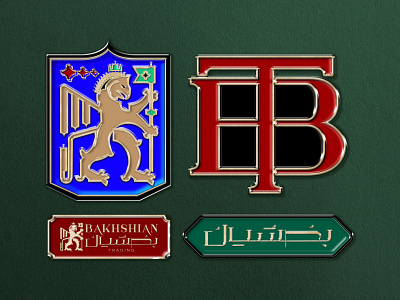 bakhshian logo iron badge design arabic crest design crest logo logo logotype monogram logo persian typography