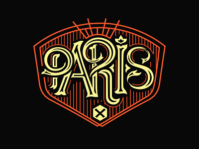 Paris customtypo handlettering naswojsposob nss paris psg streestyle streetbrand typography