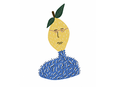 Lemon guy illustration