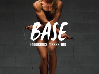 BASE fitness hand lettered logo