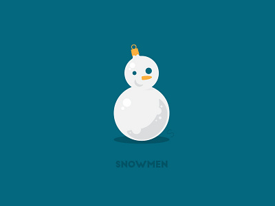 Holidays - Snowmen christmas holidays illustration ornaments series snowman vector visual pun snowmen
