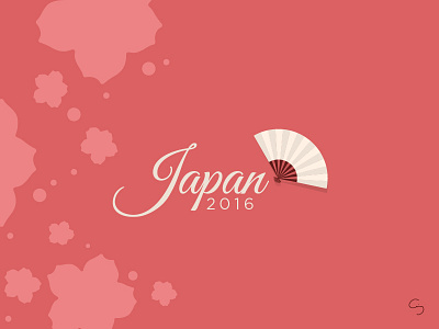 Cute Japan - Cover cherry blossom cute design doodle of the day fan illustration japan sakura travel vector