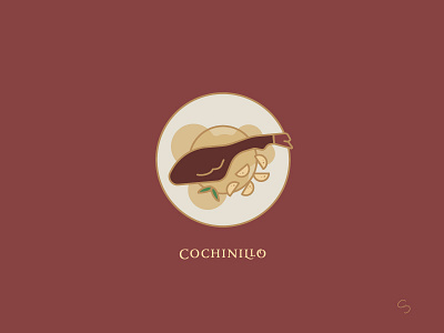 Cochinillo adventure cochinillo cuisine espana food ham illustration minimal segovia spain travel vector