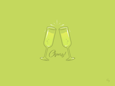 National Prosecco Day alcohol brindis bubbles champagne cheers clink drinks glass minimal national prosecco day prosecco