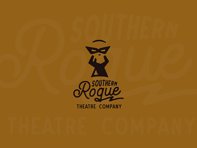 Southern Rogue - full mark branding design distressed icon illustration logo minimal skull skull logo theater vector vintage