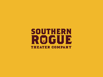 Southern Rogue - unused concept branding design hidden icon illustration logo mask minimal negative space rogue southern theater theater branding typography vector