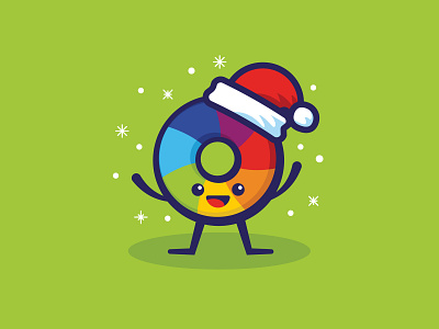 Altmetric - Christmas branding characterdesign christmas cute design flakes happy happy holidays holidays illustration mascot minimal snow vector