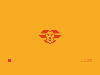 Logo for a Fitness Club animal bars branding concept fitness flat flat design gym illustration lion logo masculine minimal minimalism modern