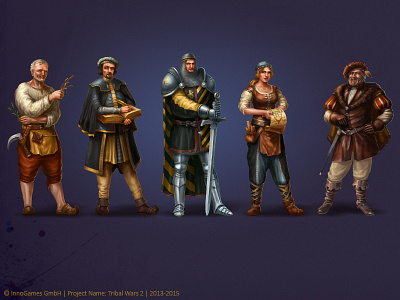 Tribal Wars 2 Characters character design game game characters medieval tribal wars 2