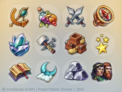 Game Icons fantasy game icon mobile rpg