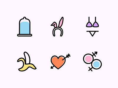 Sexy Icon app e commerce hot icon sexy