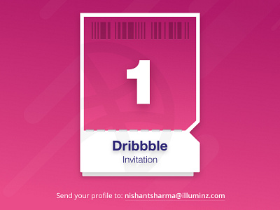 One Dribbble Invite