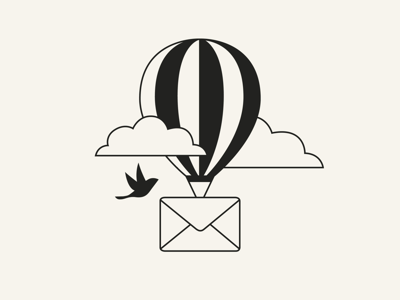 Send Message Illustration adobe illustrator app illustration baloon design icon illustration message minimal minimalism send message ui vector website illustration