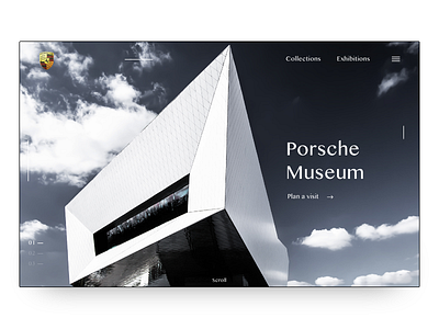 Porsche Concept design ui web