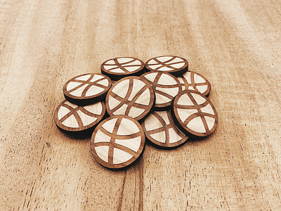 Hey Dribbble! branding design eco friendly engraving environment hello illustration laser engraving lasers logo nature outdoors pins sustainable wood wooden