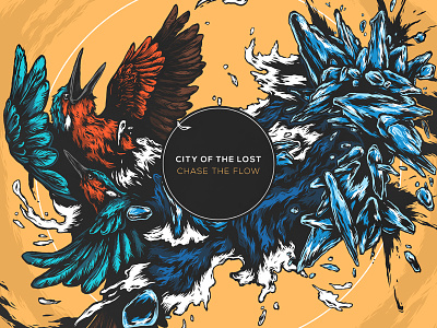 <Chase the Flow> birds chasetheflow cityofthelost cover further up illustration ivan belikov