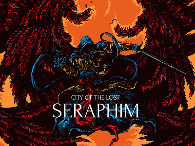 City of the Lost / Seraphim city of the lost cover further up graphic illustration ivan belikov seraphim