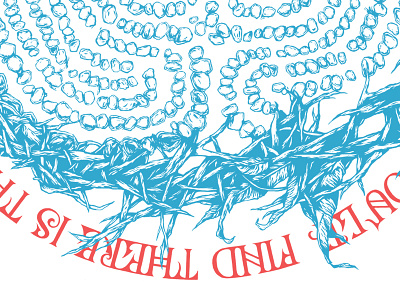 Fragment 21 fragment further up graphic hand lettering illustration ivan belikov labyrinth lettering typography wip