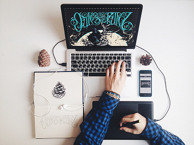 Ours is the Fury / Workplace baratheon desk essentials further up game of thrones hand lettering illustration ivan belikov lettering ours is the fury workplace workspace