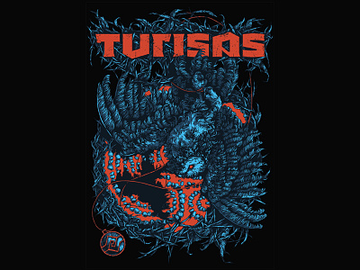 Turisas / Troy Town feathers further up grass illustration ivan belikov labyrinth owl print troy town turisas