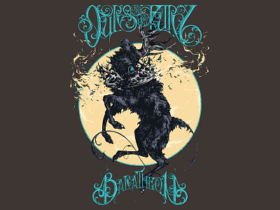 House of Baratheon / Ours is the Fury baratheon further up game of thrones graphic illustration ivan belikov lettering ours is the fury poster stag typography