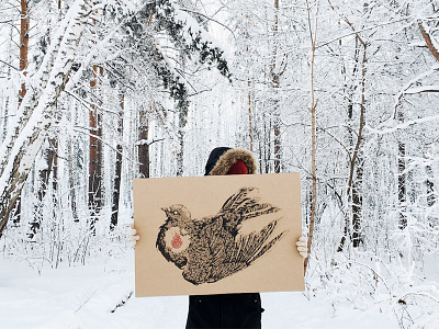 Dove dove drawing feathers forest further up graphic handdrawing illustration ink ivan belikov pigeon