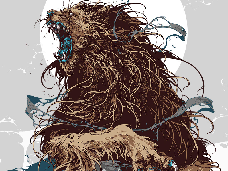 Amsterdam creature xxx amsterdam lion graphic illustration further up ivan belikov