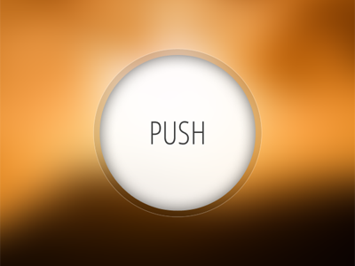 PUSH - Simple Button button gaussian blur glass