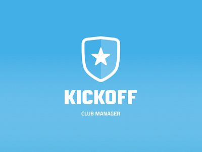 Kickoff CM club manager football game kickoff logo manager shield soccer star