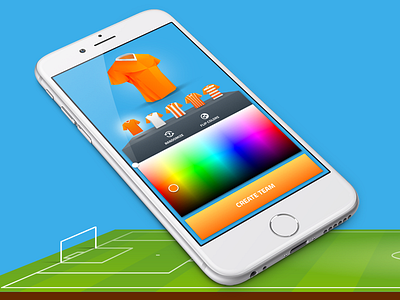 Create Team cm field goal ios iphone kickoff manager soccer