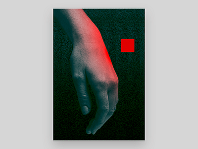 Melankoli art light photography poster red