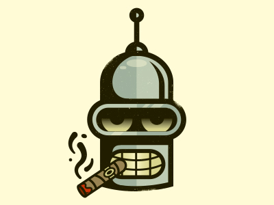 Bender sales futurama vector