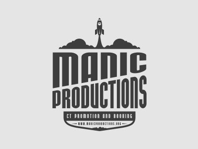 Manic 2. corey reifinger logo music production company record rock and roll shirt