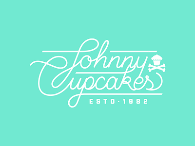 Curves. branding corey reifinger custom graphic design johnny cupcakes lettering lettering logo logo script type typography vector