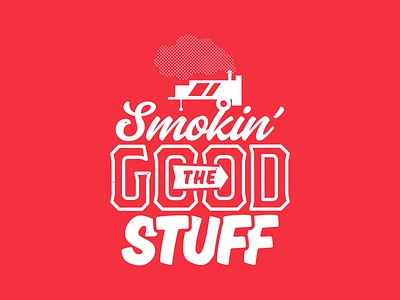 Smoked. badge bbq branding corey reifinger graphic design illustration lettering logo logo design meat summer type typography