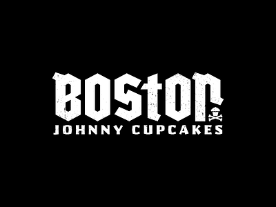 Boston. blackletter boston branding corey reifinger custom type headline illustration johnny cupcakes lettering logo type typography