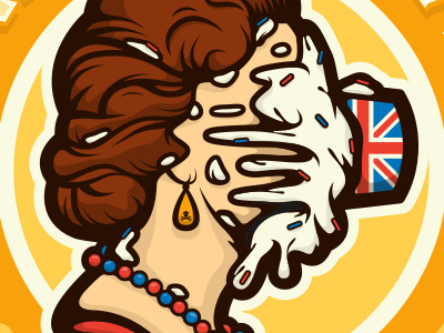 Royals. apparel corey reifinger england graphic design illustration johnny cupcakes london queen