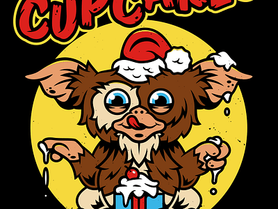 Gizmo. christmas corey reifinger gizmo gremlins holidays illustration johnny cupcakes